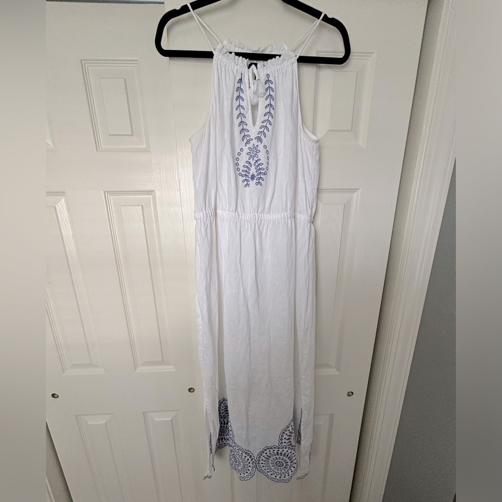 J. Crew White Maxi Dress 12